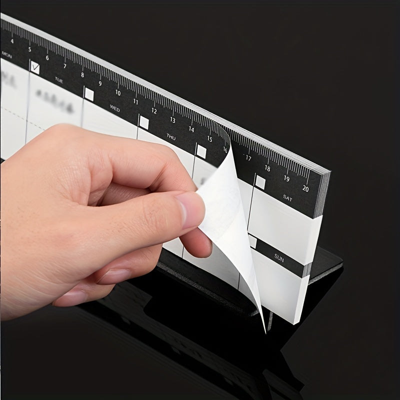 Scaffold Notepad with Ruler Week Planner