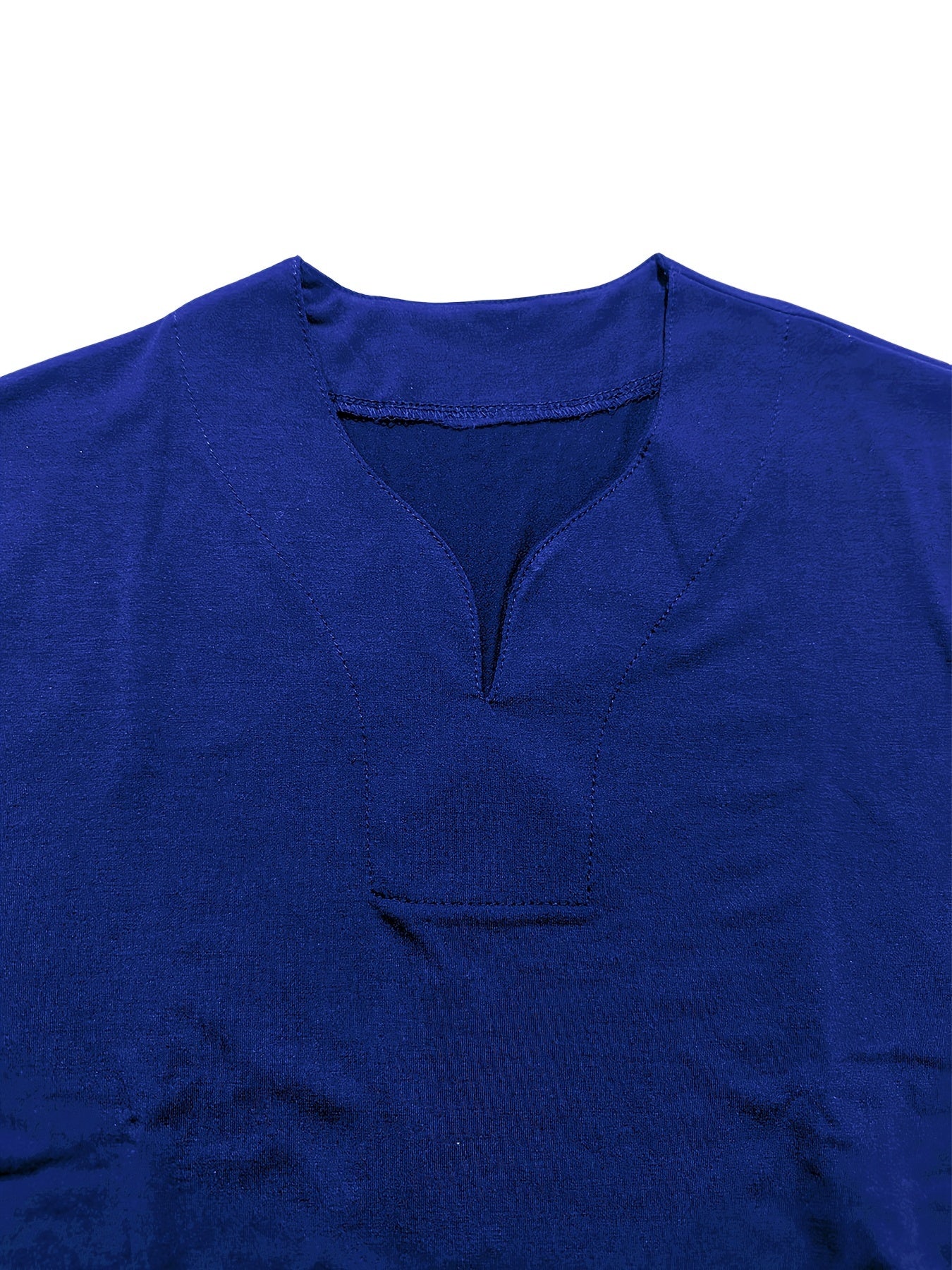 Men's Retro Short Sleeve V-Neck for Outdoor Summer Leisure