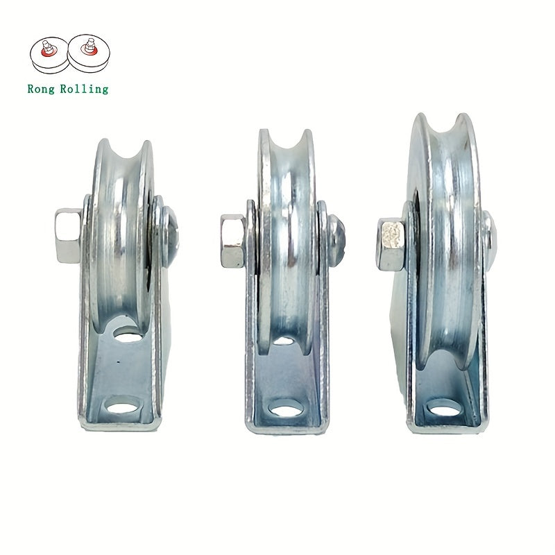 2pcs Small Pulley Fixed Pulley Lifting Wheel Driving Wheels Guiding Wheels