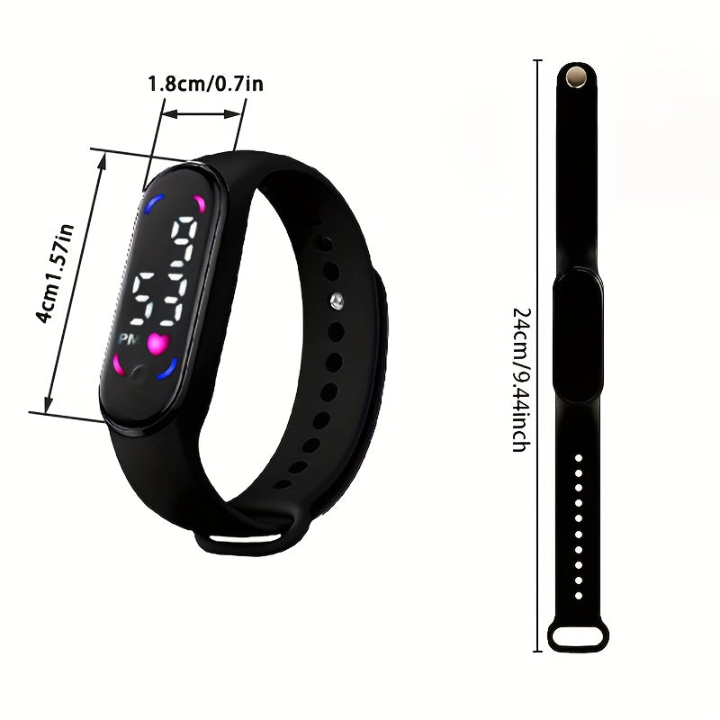 LED Night Light Digital Watch for Students