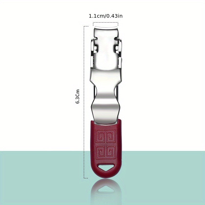 Portable Folding Nail Clippers Keychain Pedicure Tool