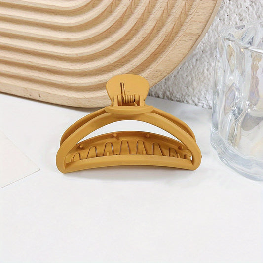 Frosted Hair Claw Solid Shark Claw Hair Accessories For Women