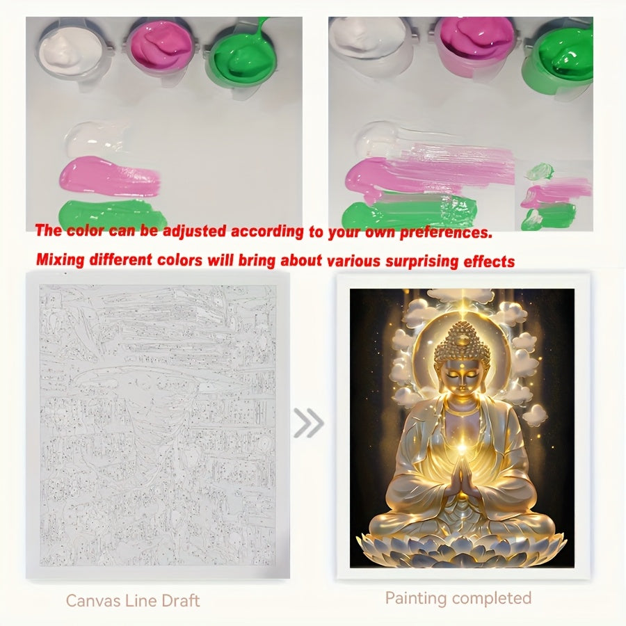 DIY Painting Kit Lao Tzu Buddha for Novices