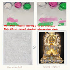 DIY Painting Kit Lao Tzu Buddha for Novices