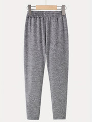 Stylish Deer Print Boys Casual Soft Comfortable Long Pants For Spring And Autumn