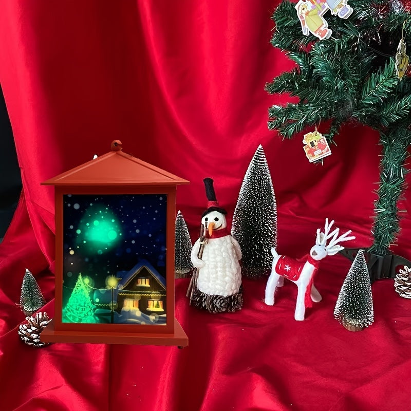 Christmas Snow Night Light LED Decoration Sound Combo Nursery Room Decor