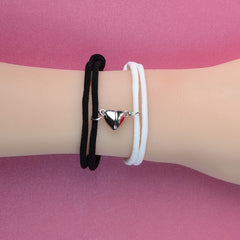 Magnetic Couple Bracelet Set, Love Couple Bracelet