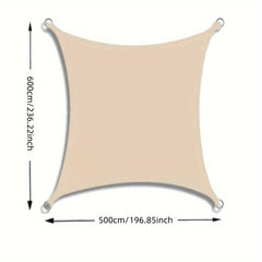 Rectangle Sun Shade Sail Canopy UV Block Outdoor Patio Carport