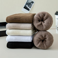 6 Pairs Soft Mid Tube Women's Socks Solid Color Stockings