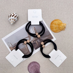2pcs Cartoon Hair Band High Elastic Hair Loop