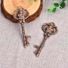 Santa Claus Key Bottle Opener Bronze Christmas Pendant Keychain