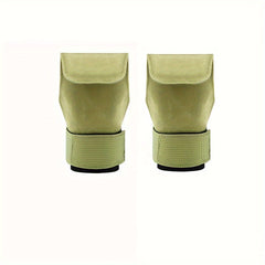 Strength Training Cowhide Palm Guard Weightlifting Wrist Guard Gloves