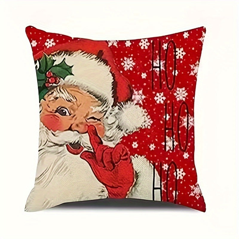 Christmas Pillowcase for Sofa Living Room & Outdoor Camping