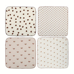 Cartoon Print Baby Burp Cloth All Cotton Handkerchief