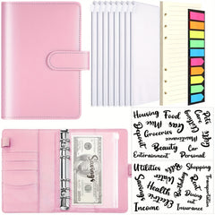 A6 Loose leaf Book Macaron Hand Account Book Cash Budget 6 Holes