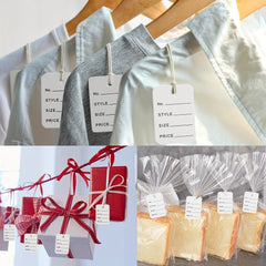 500pcs Clothing Size Tags Store Tags 5.0 x 3.51 cm
