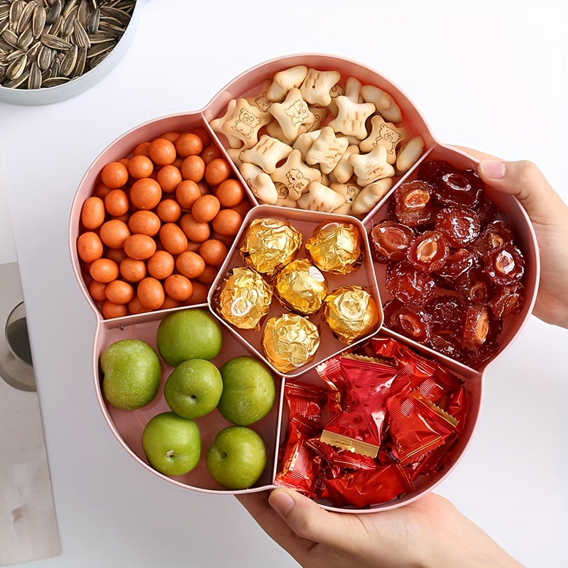 Flower Shaped Candy Box Wedding Festive Candy Box Dried Fruit Plate