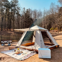 Portable Folding Tent 210D Oxford Cloth Tent For Camping
