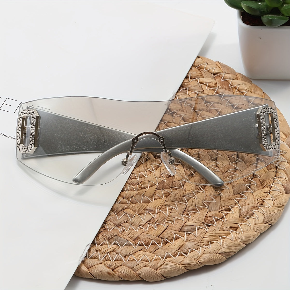 Y2K Cyberpunk Gradient Mirror Lens Sunglasses UV400