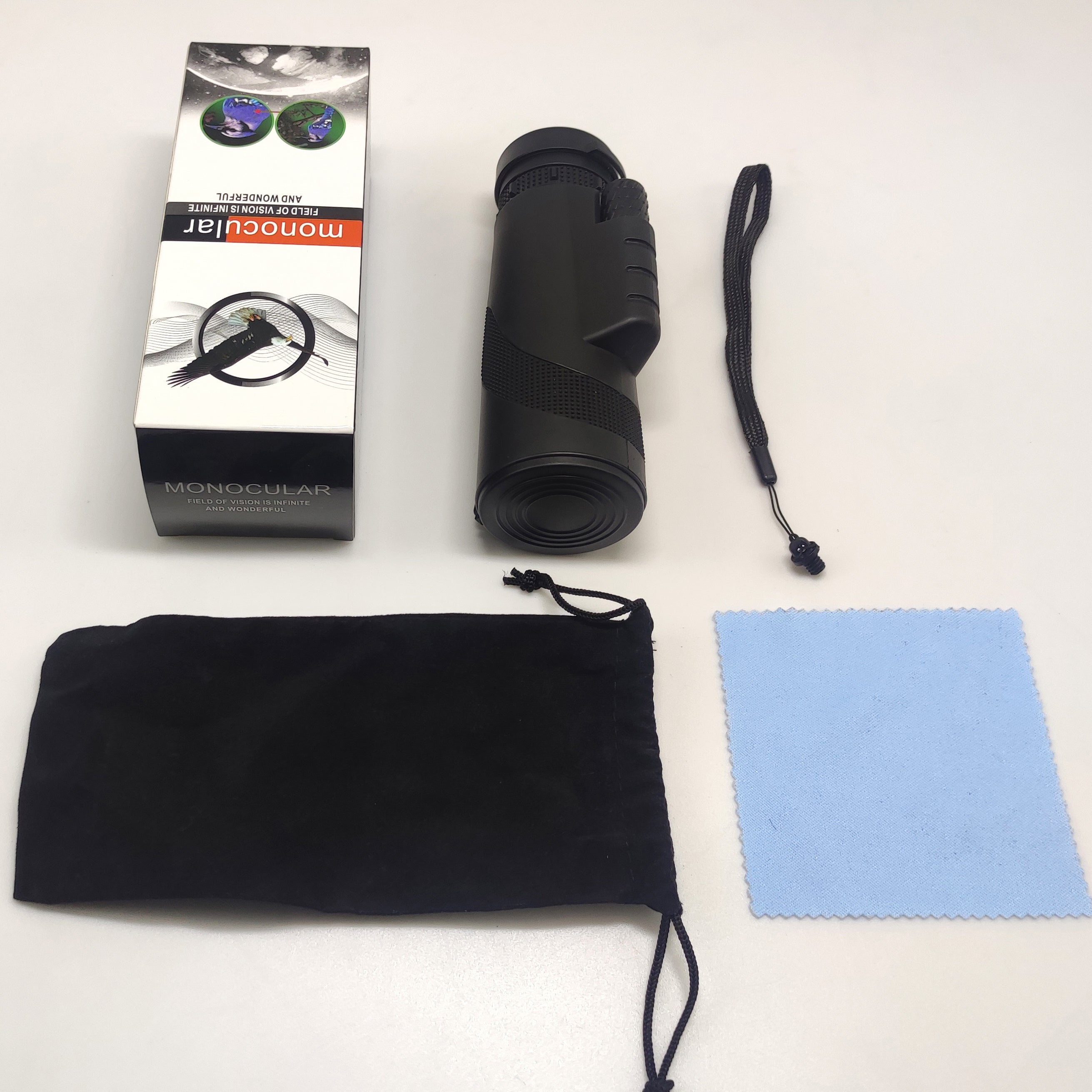 High Power Monocular Telescope for Bird Watching Hiking