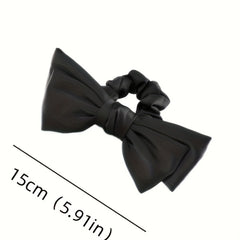 Double Bow Hair Scrunchies Sweet Ponytail Holder