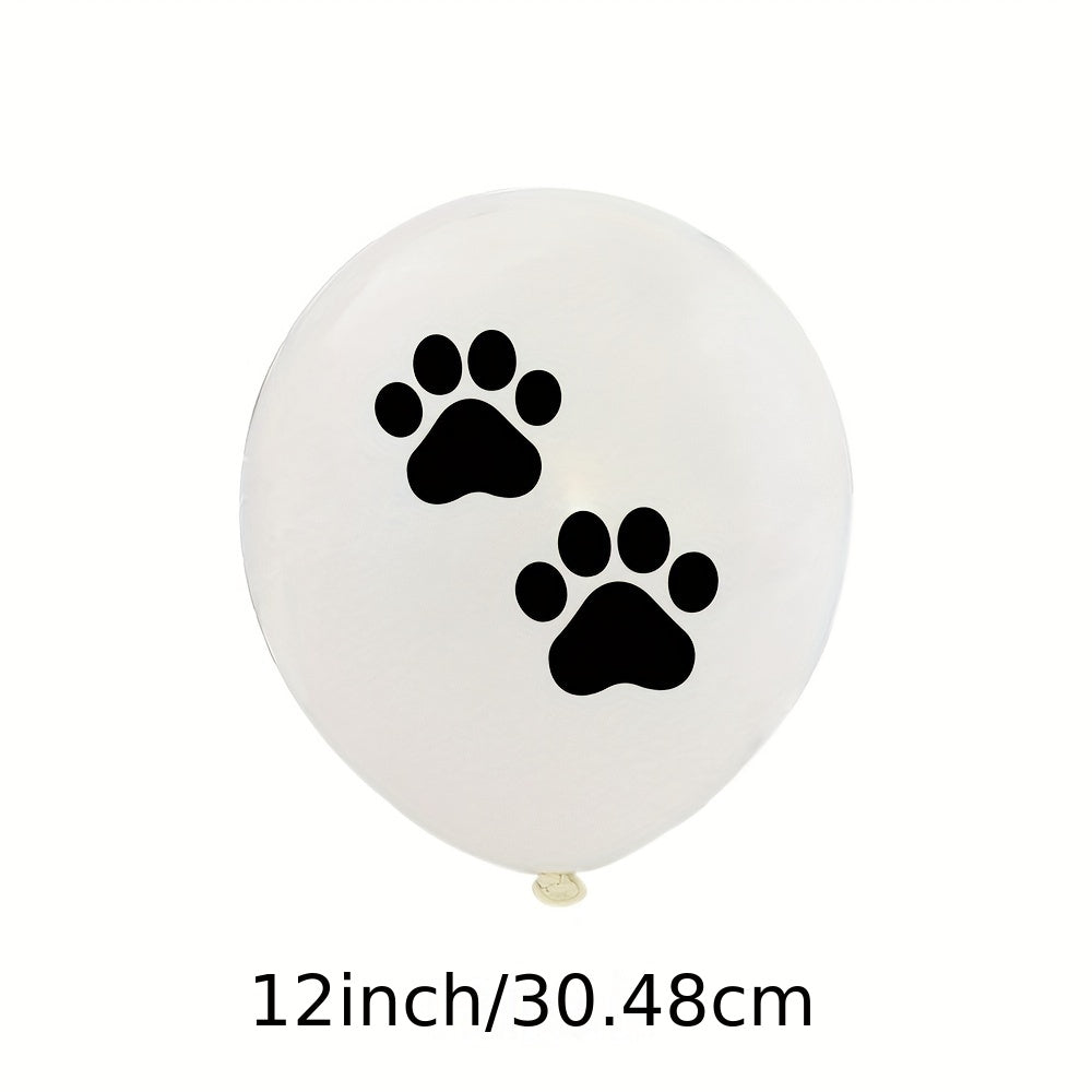 10pcs Pet Theme Party Decoration Supplies Birthday Decoration