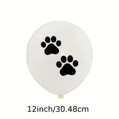 10pcs Pet Theme Party Decoration Supplies Birthday Decoration