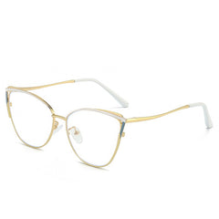 Women Cat Eye Glasses Frame Stylish Clear Lens Eyewear
