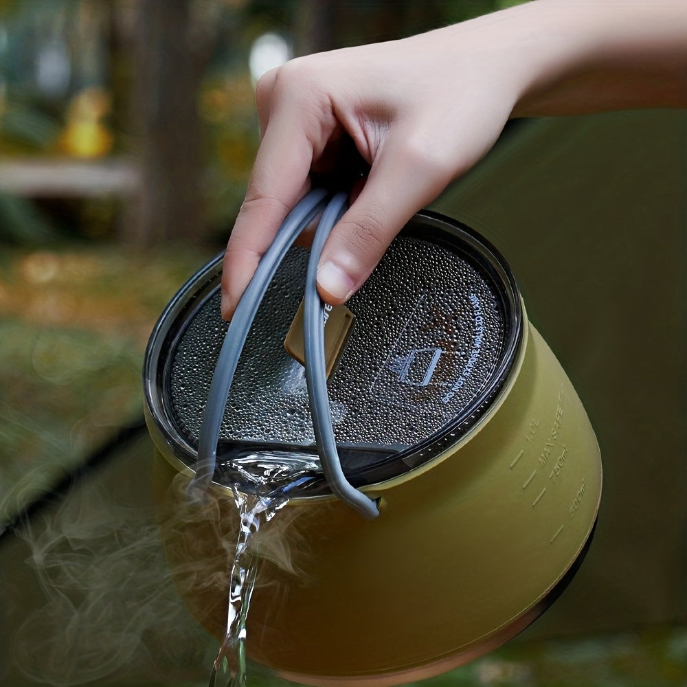 Portable Silicone Folding Kettle for Outdoor Camping Travel