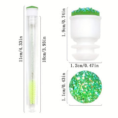 5pcs Mascara Wands with Tubes Set for Eyelash Extensions