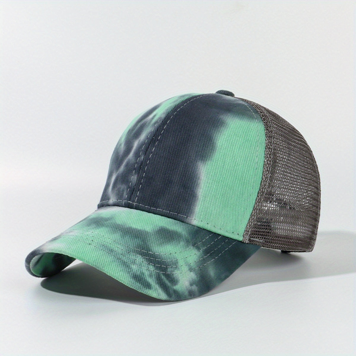 Gradient Tie Dye Trucker Hat Printed Baseball Cap Mesh Breathable Dad Hats