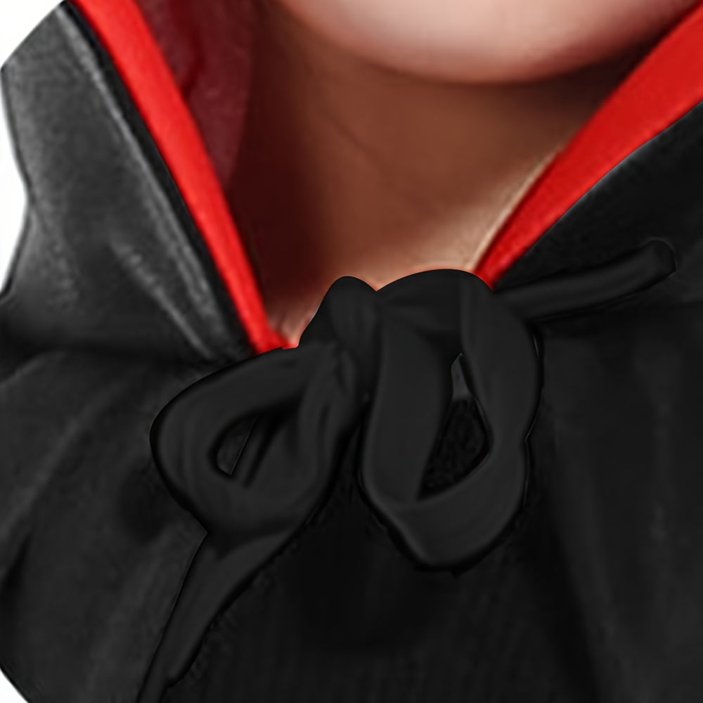 Vampires Hooded Cloak Red Dracula Cap Halloween Costume