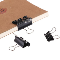 10 Pack Metal Binder Clips for Notes Letters & More