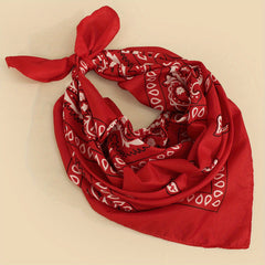 Classic Paisley Print Bandana Vintage Square Scarf Head Wraps