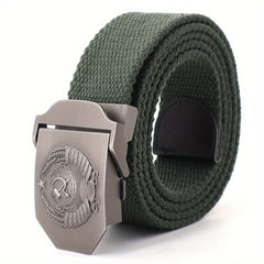 Outdoor Tactical Belt Alloy Snap Canvas Belt 5 Colors