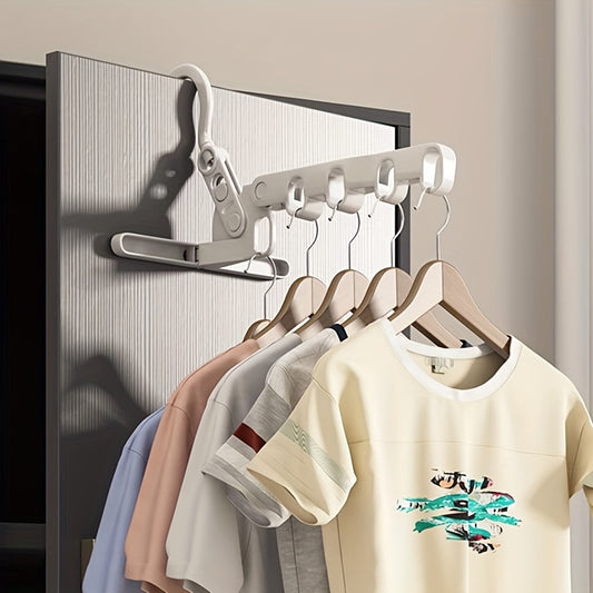 Portable Foldable Travel Hanger Folding Clothes Drying Rack