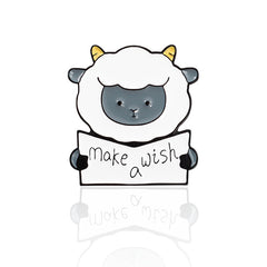 Sheep & Shark Brooch Pin Christmas