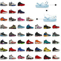 45pcs Basketball Shoes Shoe Charm For DIY Shoes Pins