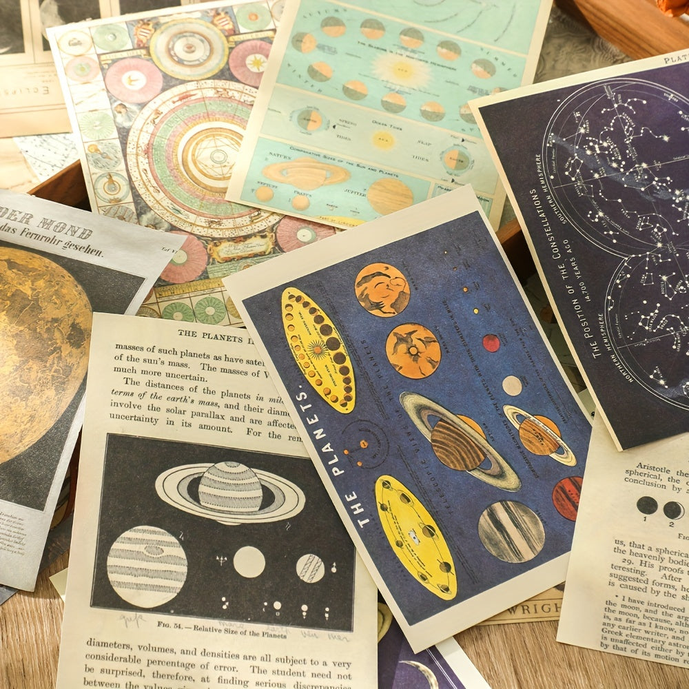 60 Sheets of Vintage Scrapbook Paper for DIY Journaling and Scrapbooking