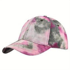 Tie Dye Baseball Cap Couple Sunscreen Dad Hats