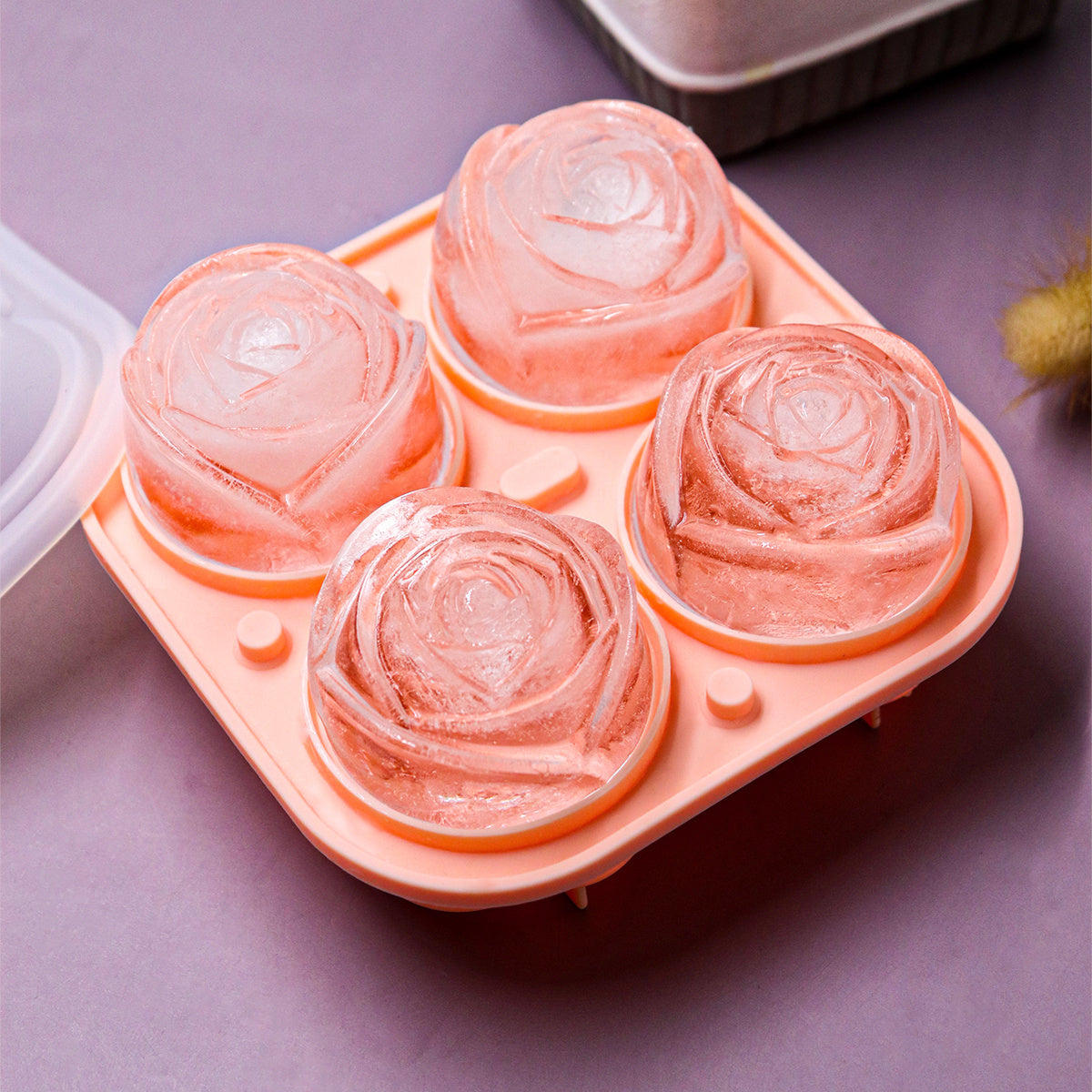 Rose Silicone Ice Cube Tray Mold Kitchen Gadget