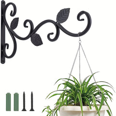 Metal Plant Hanging Bracket 30 48 Cm 3 Leaves Decorative Plant Hanger