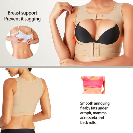 Women Push Up Bra Shapewear Posture Corrector Chest Support Lifter Tops