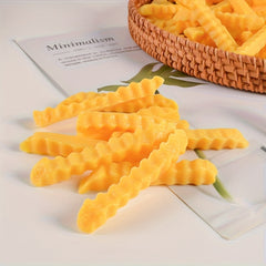 Simulated French Fries Mini Food Play Scene with Props
