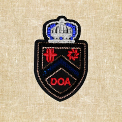Dark Horseshoe Iron-on Embroidery Patch for Men