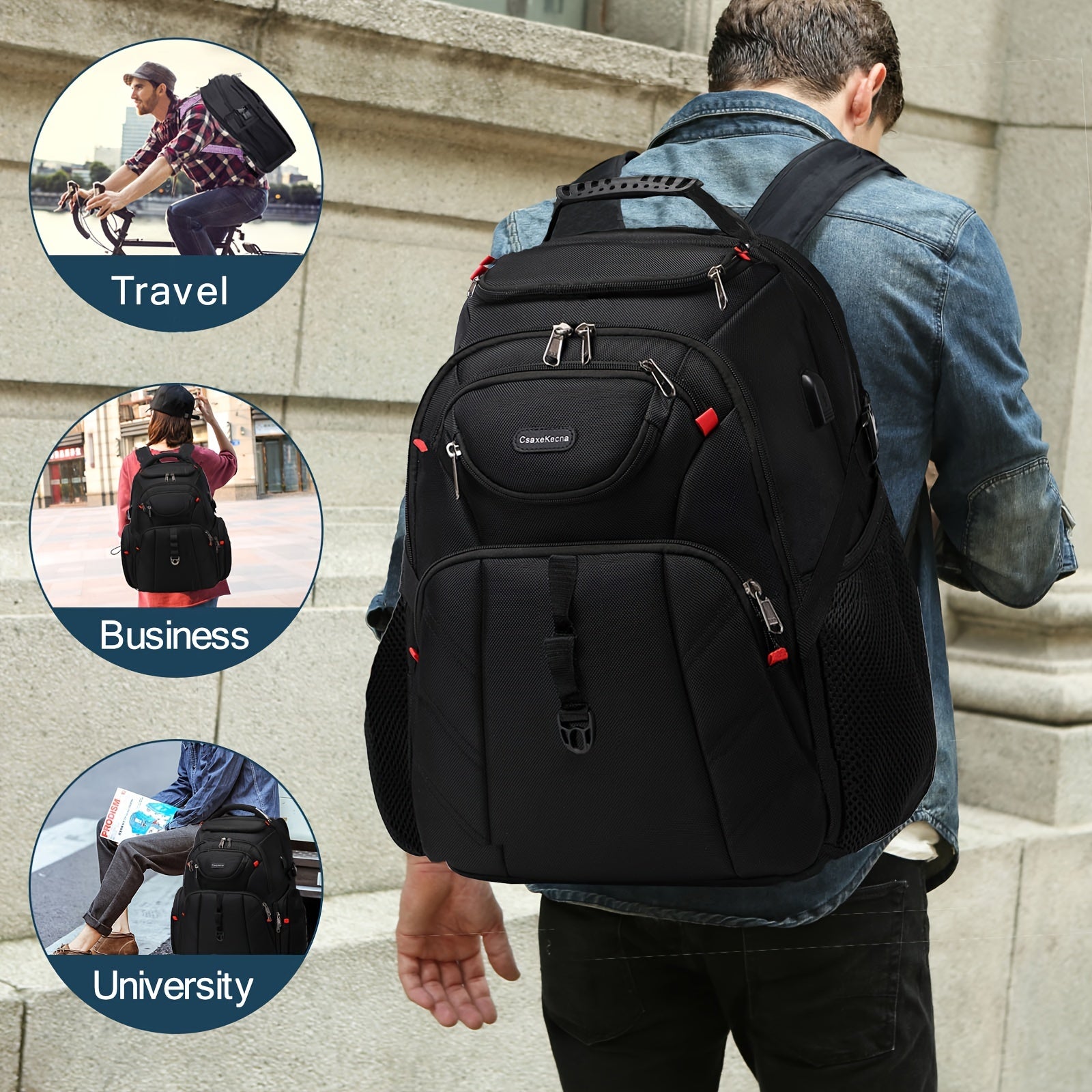 Durable Laptop Backpack for Travel and Business