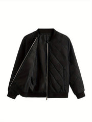 Girls Zip Front Long Sleeve Jacket with Pocket