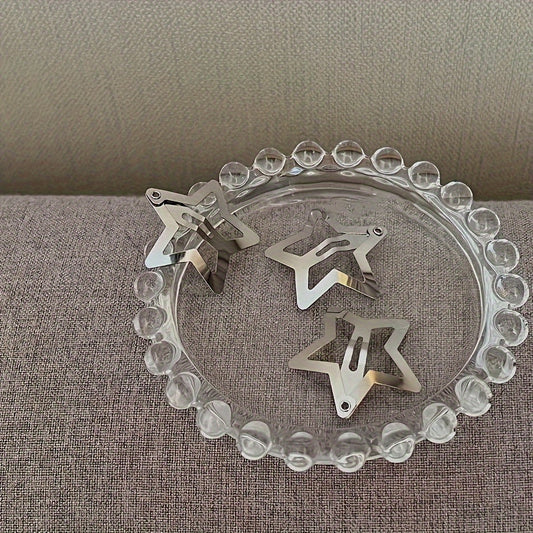 5pcs Star Hairpin Metallic Sweet & Hair Clip Headwear