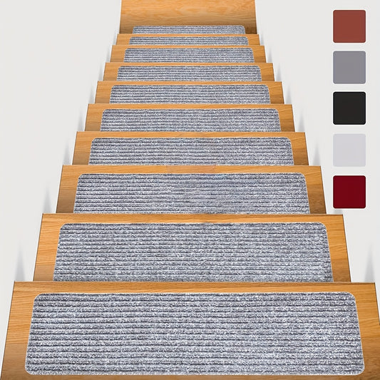 15pcs Non Slip Carpet Stair Treads Safety Rug Indoor Run