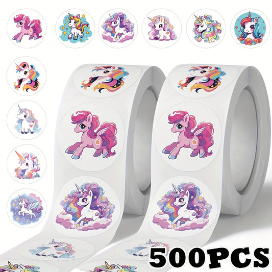 Unicorn Curl Stickers Scrapbook Sealing Stickers Laptop Phone Case